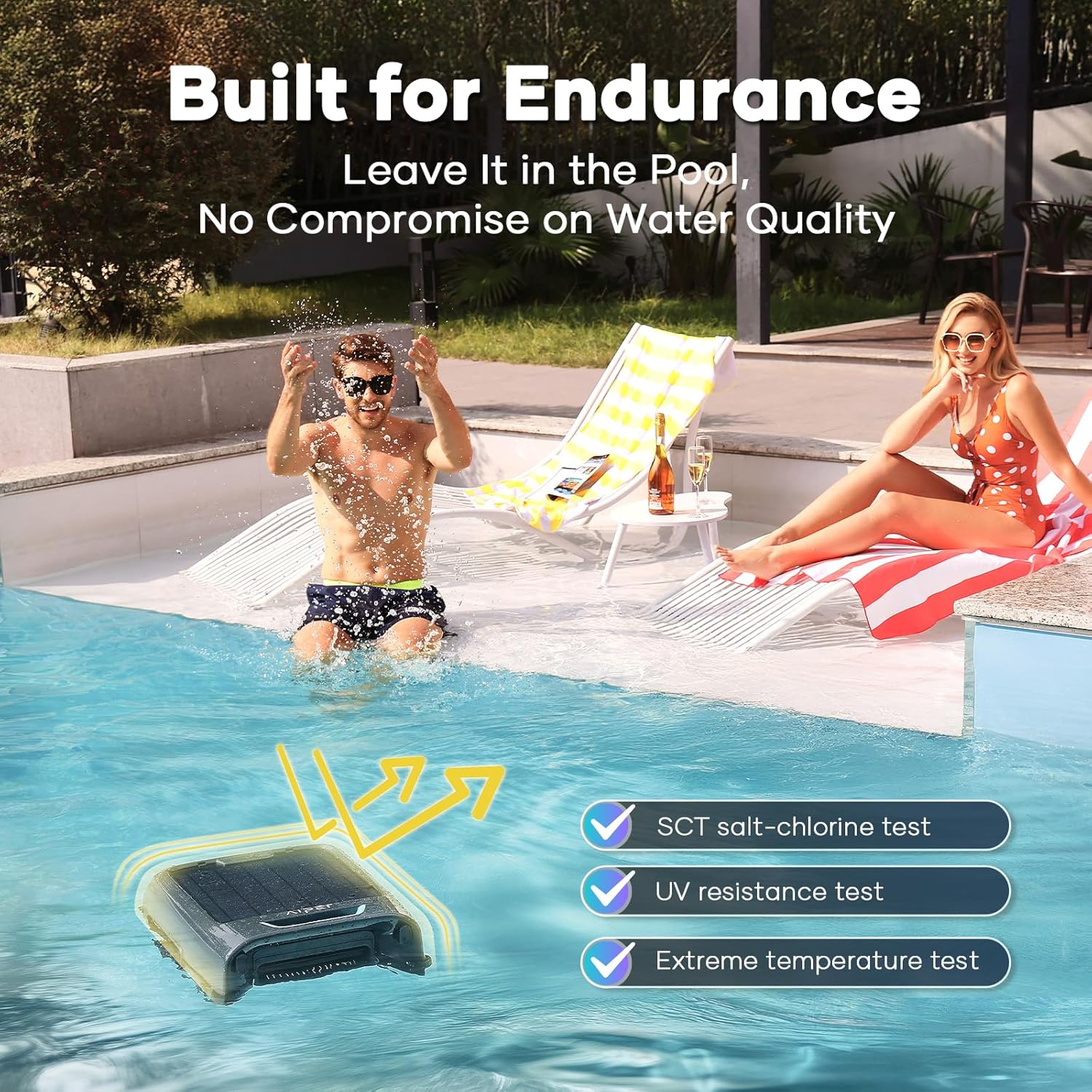 Aiper Surfer S2 Cordless Robotic Pool Skimmer