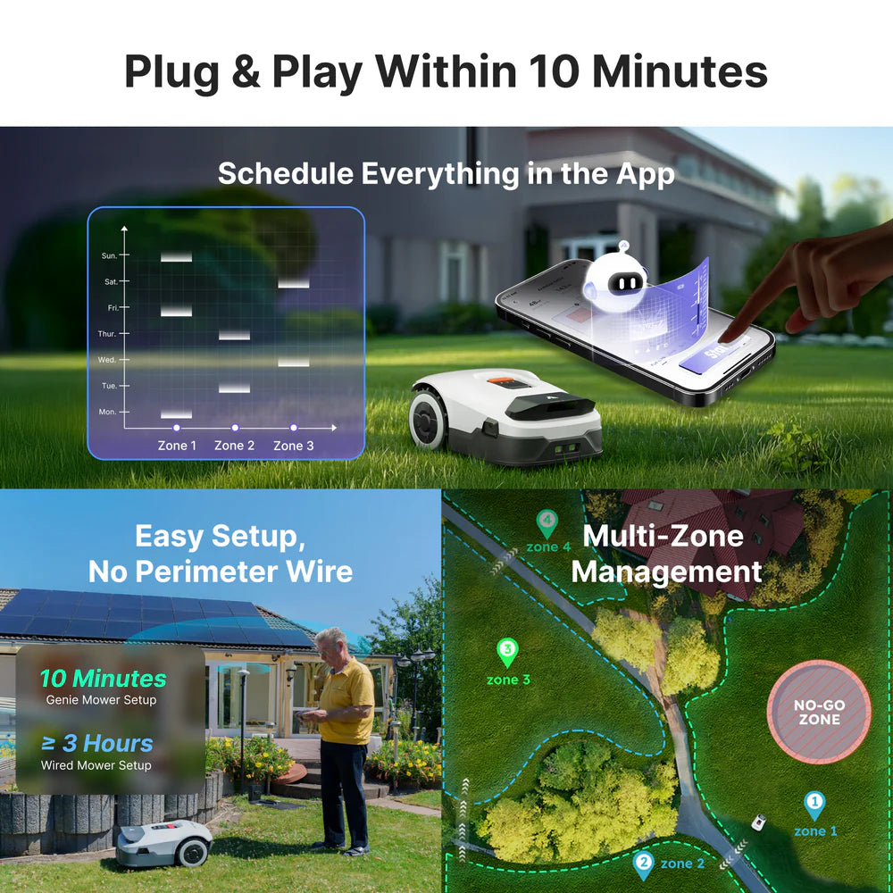 ANTHBOT Genie 1000 Robot Lawn Mower